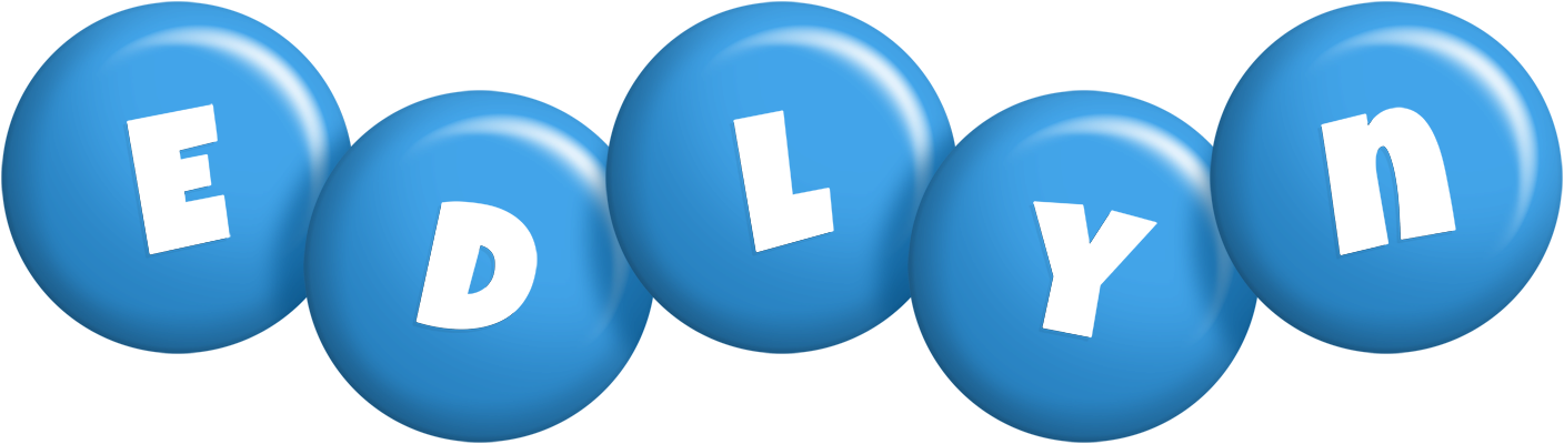 Edlyn candy-blue logo
