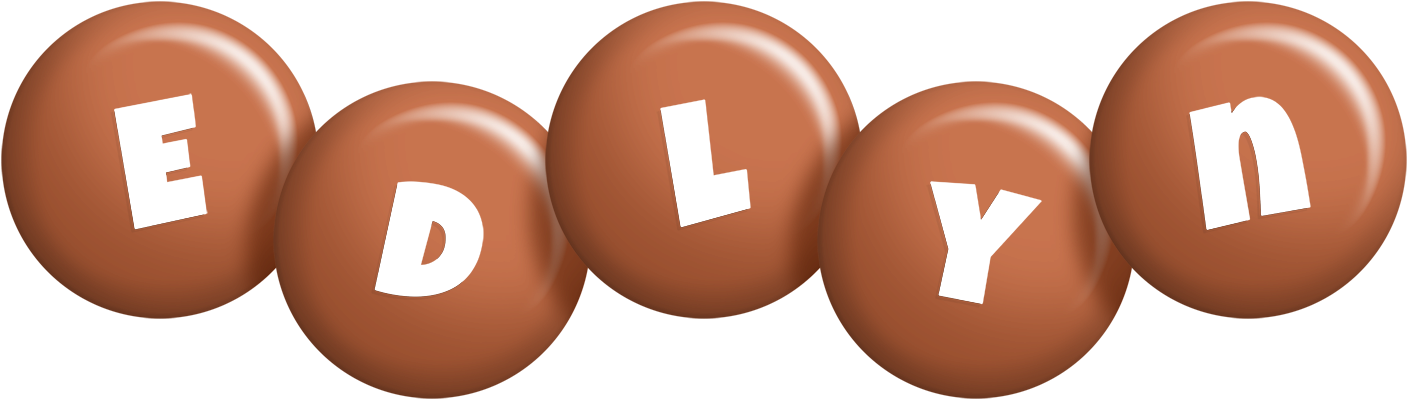 Edlyn candy-brown logo
