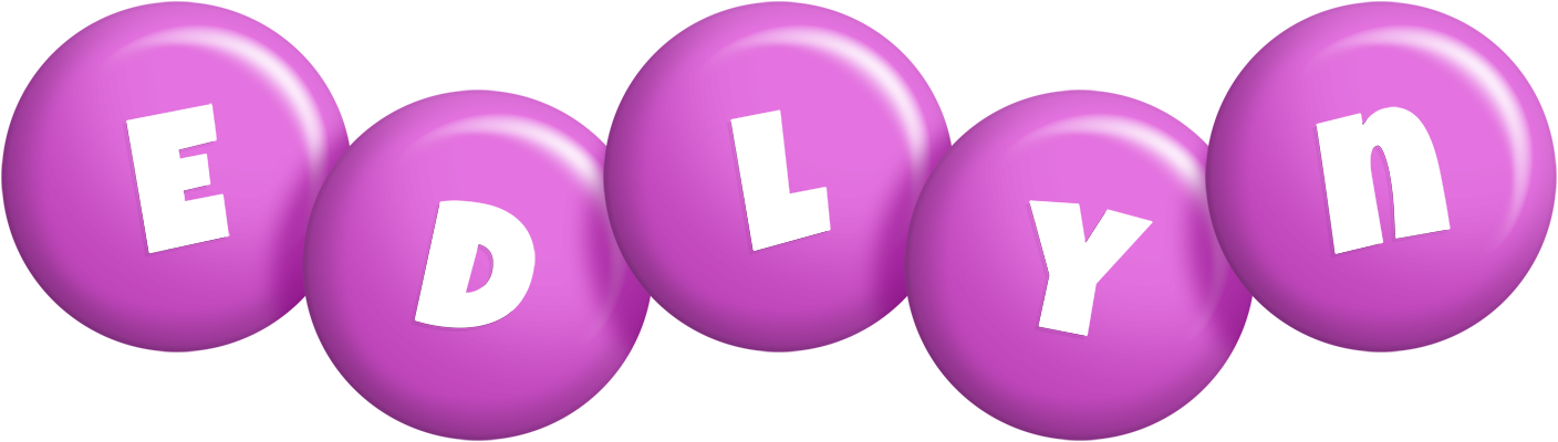 Edlyn candy-purple logo