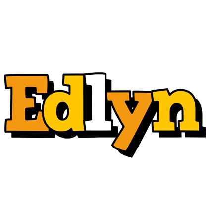 Edlyn cartoon logo