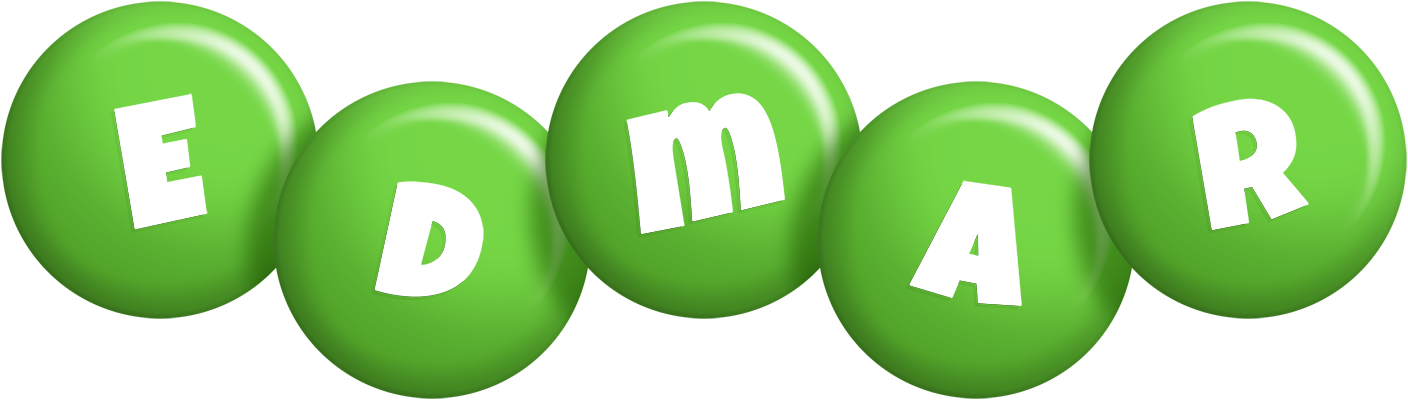 Edmar candy-green logo
