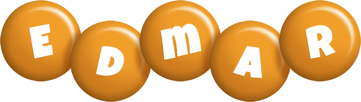 Edmar candy-orange logo