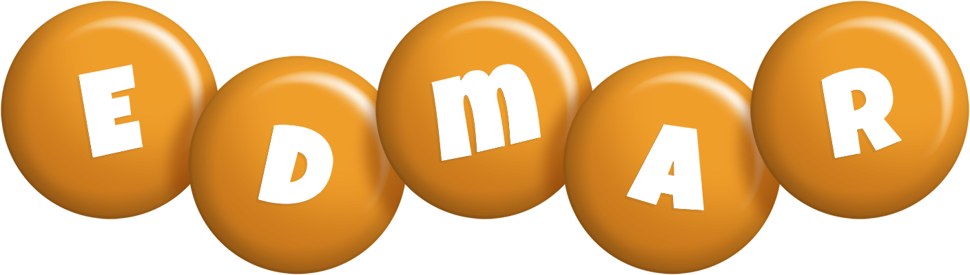 Edmar candy-orange logo