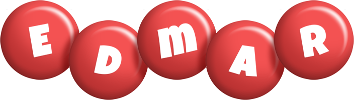 Edmar candy-red logo
