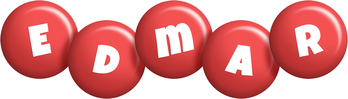 Edmar candy-red logo