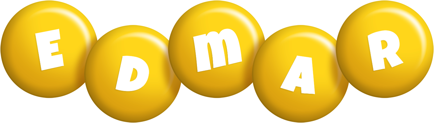 Edmar candy-yellow logo