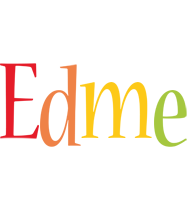 Edme birthday logo