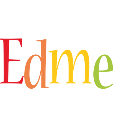 Edme birthday logo
