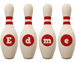 Edme bowling-pin logo