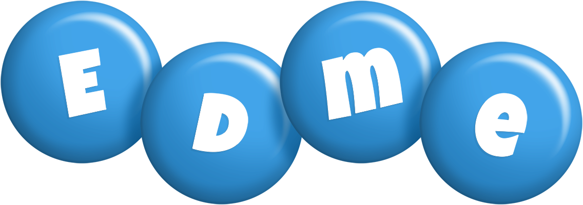 Edme candy-blue logo