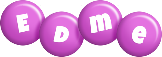 Edme candy-purple logo