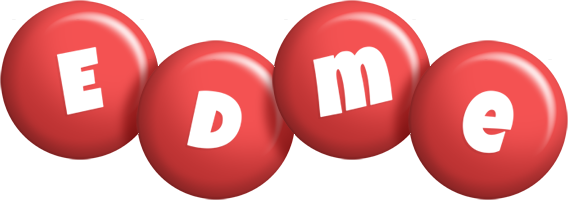 Edme candy-red logo