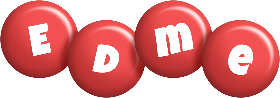 Edme candy-red logo