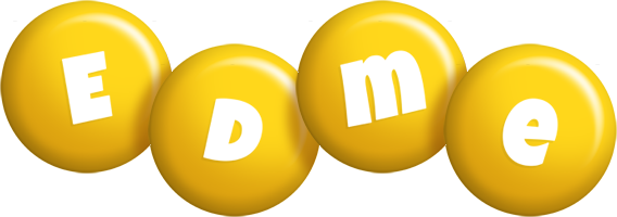 Edme candy-yellow logo