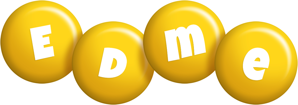 Edme candy-yellow logo