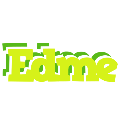 Edme citrus logo