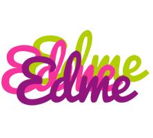 Edme flowers logo