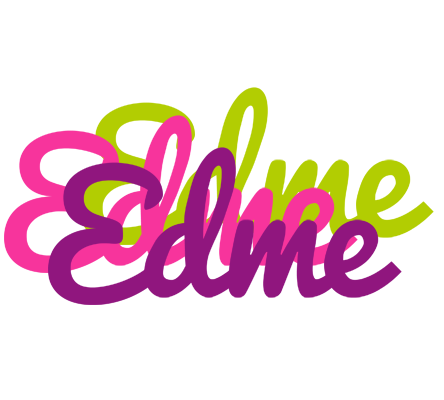 Edme flowers logo