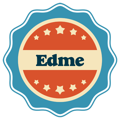 Edme labels logo