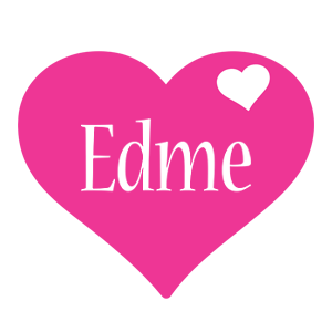 Edme love-heart logo