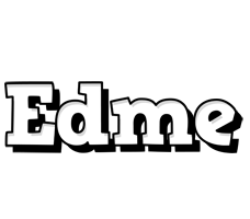 Edme snowing logo