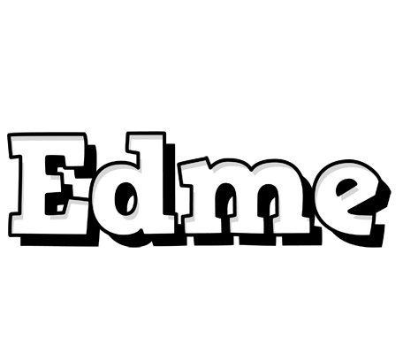 Edme snowing logo