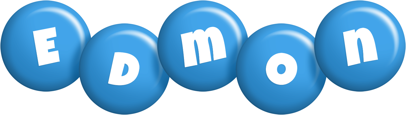 Edmon candy-blue logo