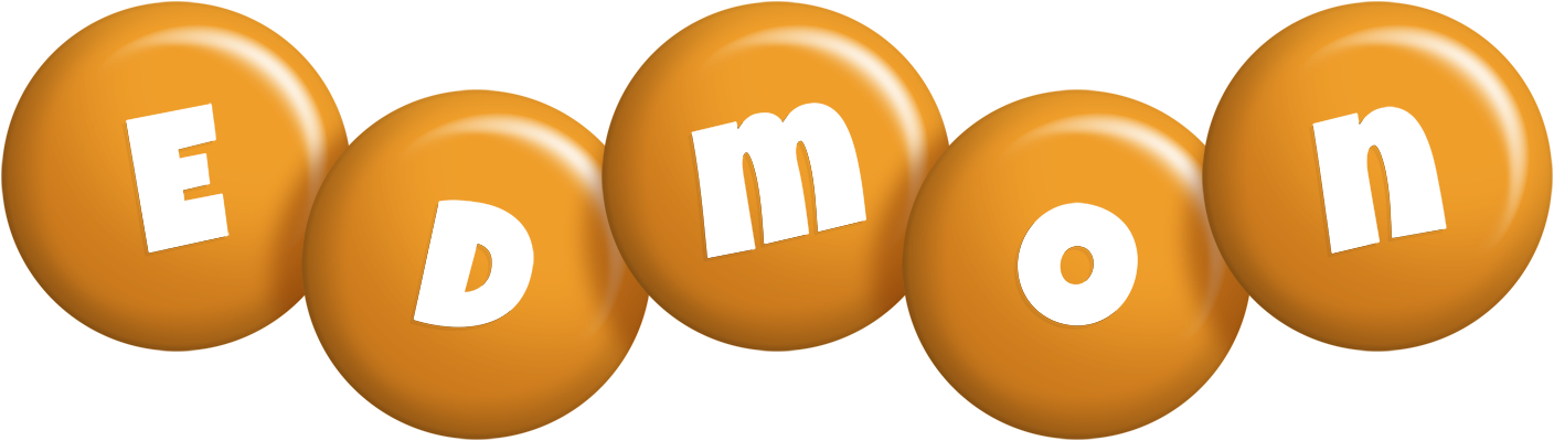 Edmon candy-orange logo