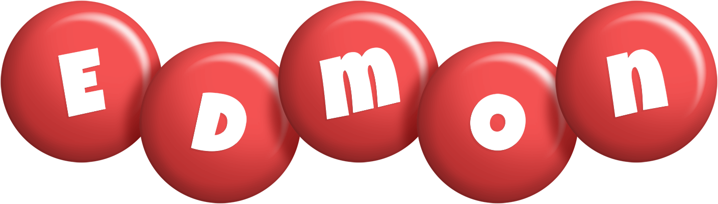 Edmon candy-red logo