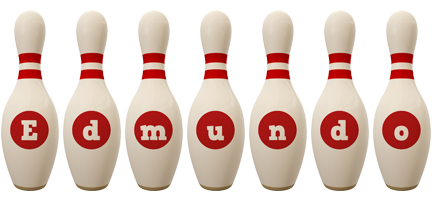 Edmundo bowling-pin logo