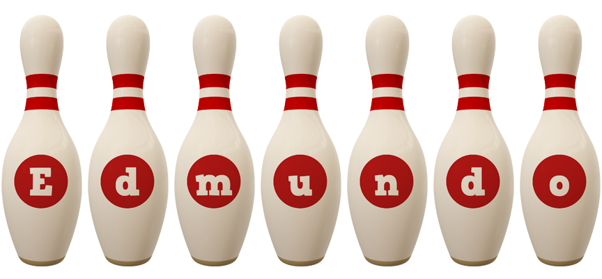 Edmundo bowling-pin logo