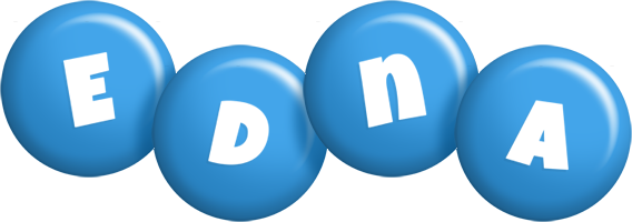 Edna candy-blue logo
