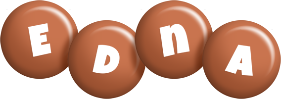 Edna candy-brown logo