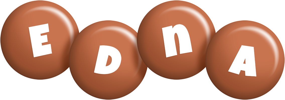 Edna candy-brown logo