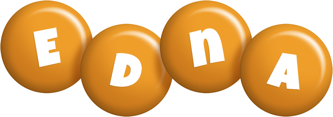 Edna candy-orange logo
