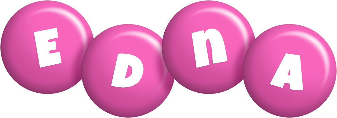 Edna candy-pink logo