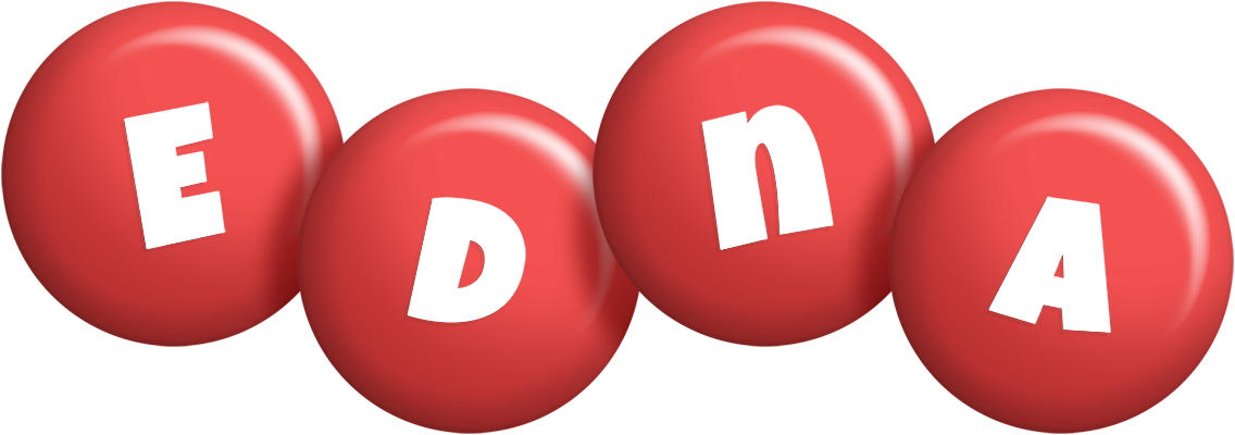 Edna candy-red logo
