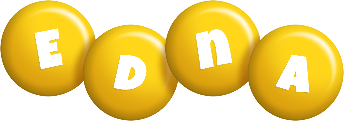 Edna candy-yellow logo