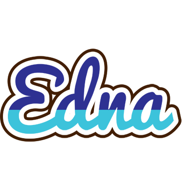 Edna raining logo