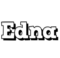 Edna snowing logo
