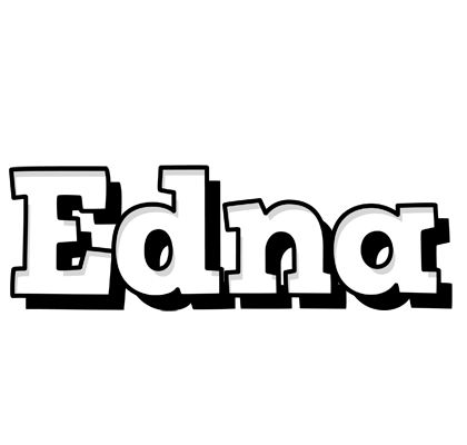 Edna snowing logo