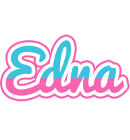 Edna woman logo
