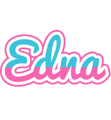 Edna woman logo
