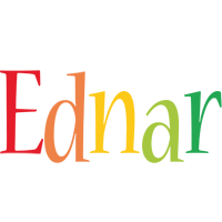 Ednar birthday logo