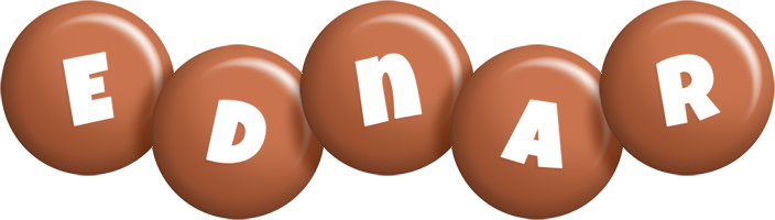 Ednar candy-brown logo