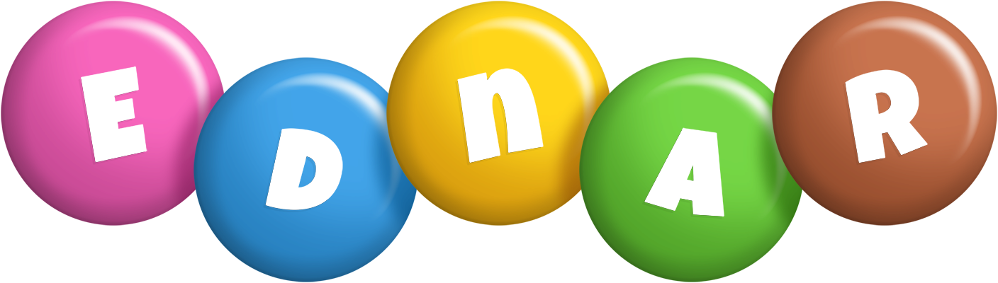 Ednar candy logo