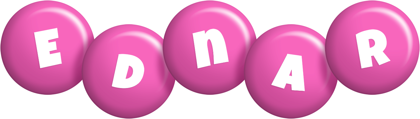 Ednar candy-pink logo