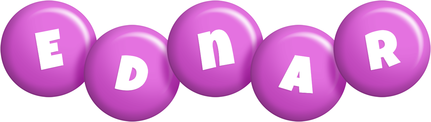 Ednar candy-purple logo