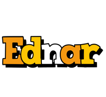 Ednar cartoon logo