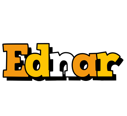 Ednar cartoon logo